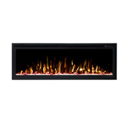 Horizon 50" Slim Trim Black Built-in Recessed / Wall mounted Heater Electric Fireplace