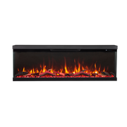 Longford 72" 3 Sided Free Standing Built-in Recessed / Wall mounted Heater Electric Fireplace