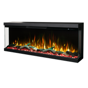 Longford 50" 3 Sided Free-Standing Viewing Built-in Recessed / Wall-mounted Heater Electric Fireplace