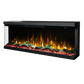 Longford 72" Three Sided  Built-in Recessed / Wall mounted Heater Electric Fireplace