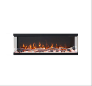 Vienna 50" Extra Deep Three Sided Built-in Recessed / Wall mounted Heater Electric Fireplace