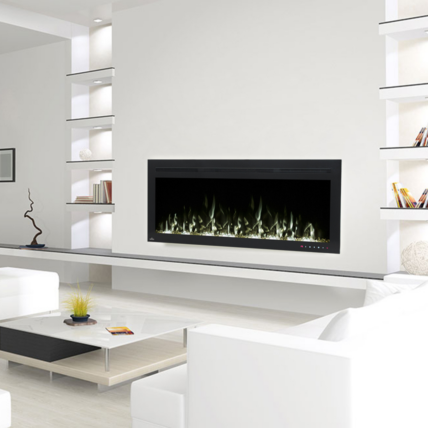 Aurelia 50" Built-in Recessed / Wall mounted Heater Electric Fireplace