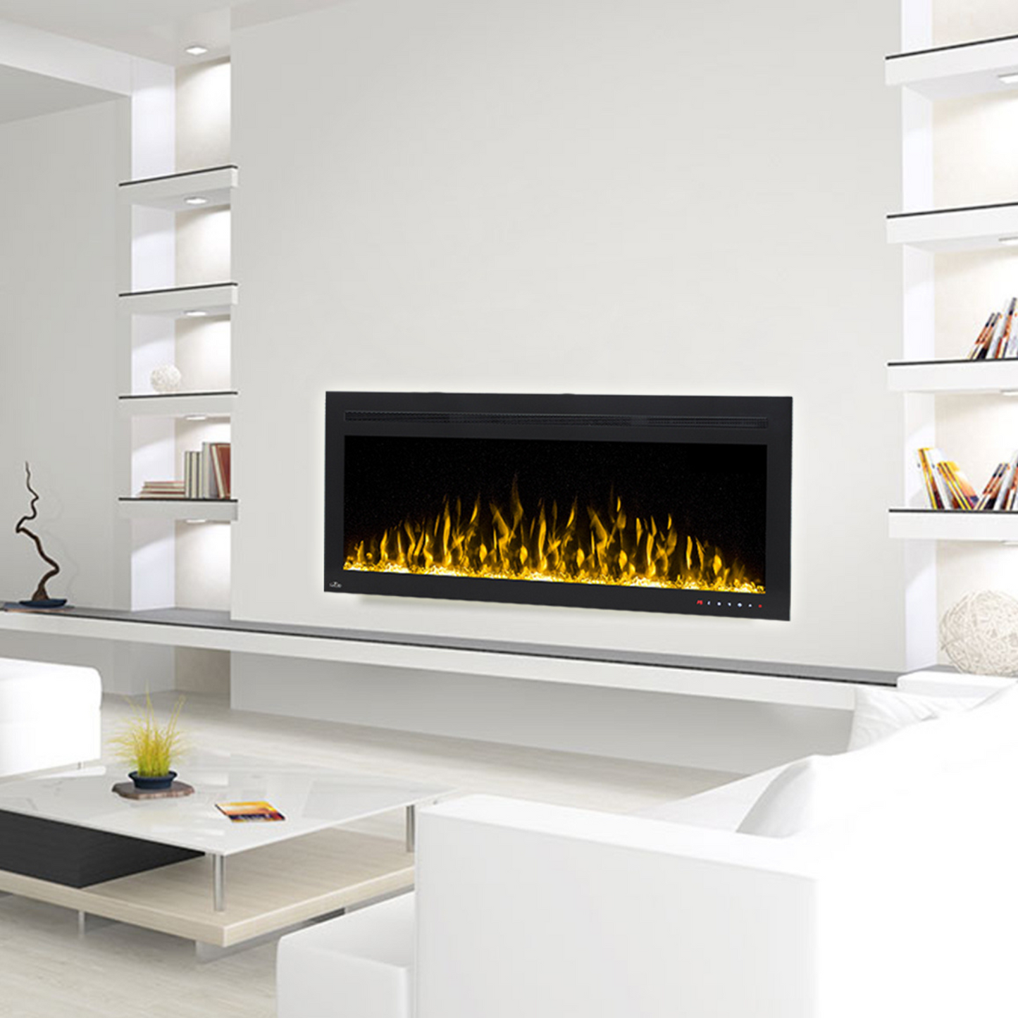 Aurelia 50" Built-in Recessed / Wall mounted Heater Electric Fireplace