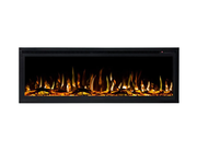 Horizon 50" Slim Trim Black Built-in Recessed / Wall mounted Heater Electric Fireplace
