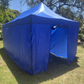 3X6M Folding Gazebo Powder-coated frame Marquee Pop Up Outdoor Shade Canopy Blue