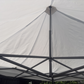 3X3M Folding Gazebo Hammertone finish frame Marquee Pop Up Outdoor Shade Canopy White