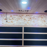 New Model 2-Person Luxury Indoor Far-Infrared Sauna 1800W Premium Marble Decor Edition