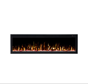 Horizon 60" Slim Trim Black Built-in Recessed / Wall mounted Heater Electric Fireplace