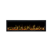 Horizon 60" Slim Trim Black Built-in Recessed / Wall mounted Heater Electric Fireplace
