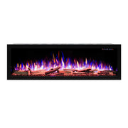 Avalon 59" Extra Deep Built-in Recessed Electric Fireplace