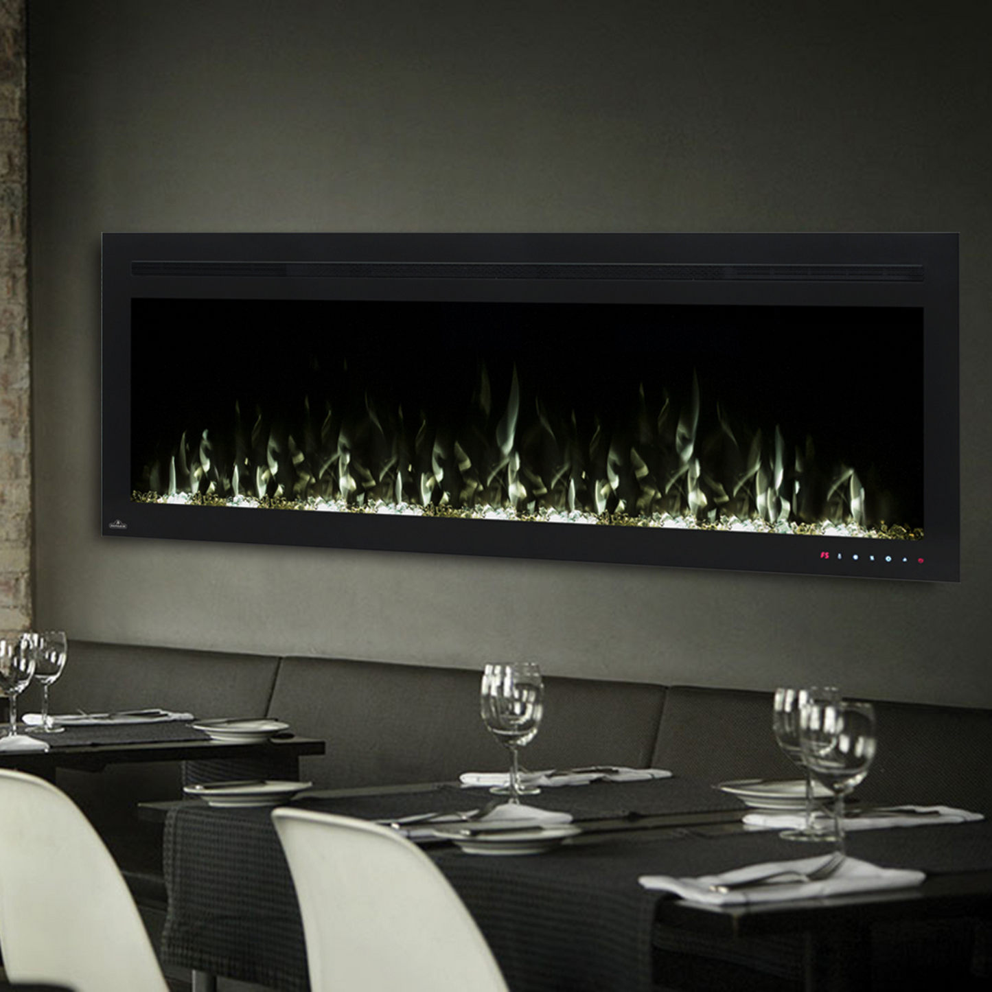 Aurelia 60" Built-in Recessed / Wall mounted Heater Electric Fireplace