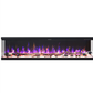 78" Three Sided Viewing Built-in Recessed / Wall mounted Heater Electric Fireplace