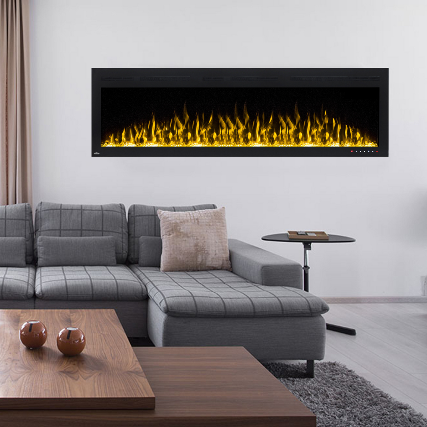 Aurelia 72" Built-in Recessed / Wall mounted Heater Electric Fireplace