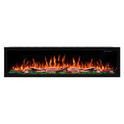 Avalon 72" Extra Deep Built-in Recessed Electric Fireplace