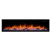 Avalon 72" Extra Deep Built-in Recessed Electric Fireplace