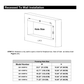 Lucia 72 inch 3 Sided Wall Mounted and Recessed/ Insert Electric Fireplace Heater