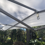 3X4.5M Folding Gazebo Hammertone finish frame Marquee Pop Up Outdoor Shade Canopy White