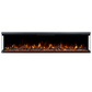 Longford 100" Three Sided Viewing Built-in Recessed / Wall mounted Heater Electric Fireplace