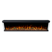 Longford 84" 3 Sided Free Standing Built-in Recessed / Wall-mounted Heater Electric Fireplace