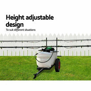 100L 12V Tow Behind Weed Sprayer trailer 5m Boom Garden Spray