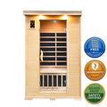 Greenland Luxury Carbon Fibre Infrared 2 Person Sauna 8 Heating Panels 1920W 3Yr Warranty