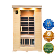 Greenland Luxury Carbon Fibre Infrared 2 Person Sauna 8 Heating Panels 1920W 3Yr Warranty