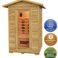 Greenland 2-Person Luxury Full Spectrum Outdoor Sauna 2080W 3Yr Warranty