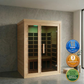 New Model 2-Person In Door Luxury Far-Infrared Sauna 1800W