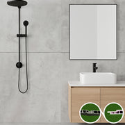 Tongue and Groove Interlocking Hollow Waterproof PVC Panels-600mm Width Concrete Grey Tiles