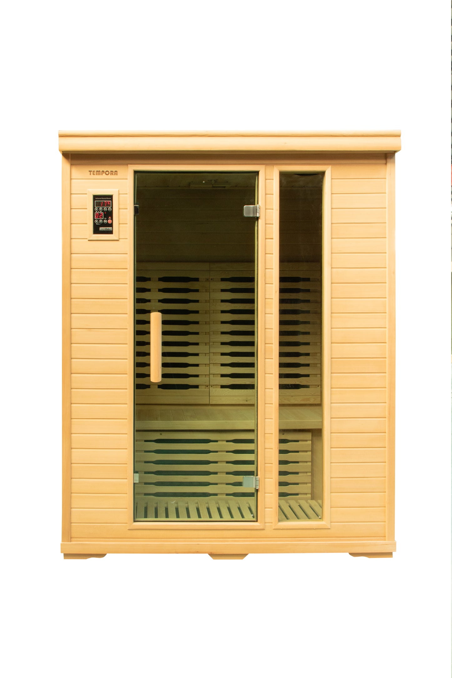 3 Person Luxury Carbon Fibre Infrared Sauna 8 Heating Panels 003B