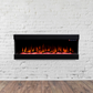 Lucia 50 inch 3 Sided Wall Mounted and Recessed/ Insert Electric Fireplace Heater