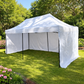 3X6M Pop Up Gazebo Hammerstone Finish Folding Shade Canopy Marquee White