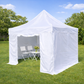 High-end 3X3m Aluminum Folding HEX 30 Gazebo Marquee Pop Up Outdoor Canopy White