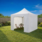 3X4.5M Folding Gazebo Hammertone finish frame Marquee Pop Up Outdoor Shade Canopy White