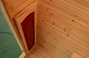 Greenland 2-Person Luxury Full Spectrum Outdoor Sauna 2080W 3Yr Warranty