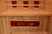 Greenland 2-Person Luxury Full Spectrum Outdoor Sauna 2080W 3Yr Warranty