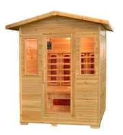 Greenland 3 Person Luxury Full Spectrum Outdoor Sauna 2325W
