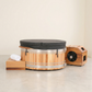 Ultimate Recovery Ice Bath Tub  Red Cedar & 304 Stainless Steel with 1HP Chiller 130 x 90 x 70cm