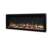 Lumi 50" Narrow Trim Seamless Built-in/Recessed & Wall-Mounted Electric Fireplace Heater WIFI Bluetooth Speaker