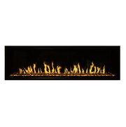 Lumi 72" Narrow Trim Seamless Built-in/Recessed & Wall-Mounted Electric Fireplace Heater WIFI Bluetooth Speaker