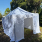3X6M Pop Up Gazebo Hammerstone Finish Folding Shade Canopy Marquee White
