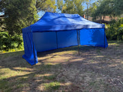 3X6M Pop Up Gazebo Hammerstone Finish Folding Shade Canopy Marquee Blue