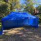 3X6M Pop Up Gazebo Hammerstone Finish Folding Shade Canopy Marquee Blue
