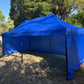 3X6M Pop Up Gazebo Hammerstone Finish Folding Shade Canopy Marquee Blue