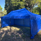 3X6M Pop Up Gazebo Hammerstone Finish Folding Shade Canopy Marquee Blue