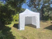 High-end 3X3m Aluminum Folding HEX 30 Gazebo Marquee Pop Up Outdoor Canopy White