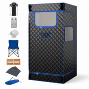 Portable Steam Sauna Tent with Steam Generator – Full Body Home Spa Sauna Box