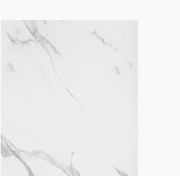 2600mm PVC Shower Wall Panel Edge Trim End Cap White 10mm