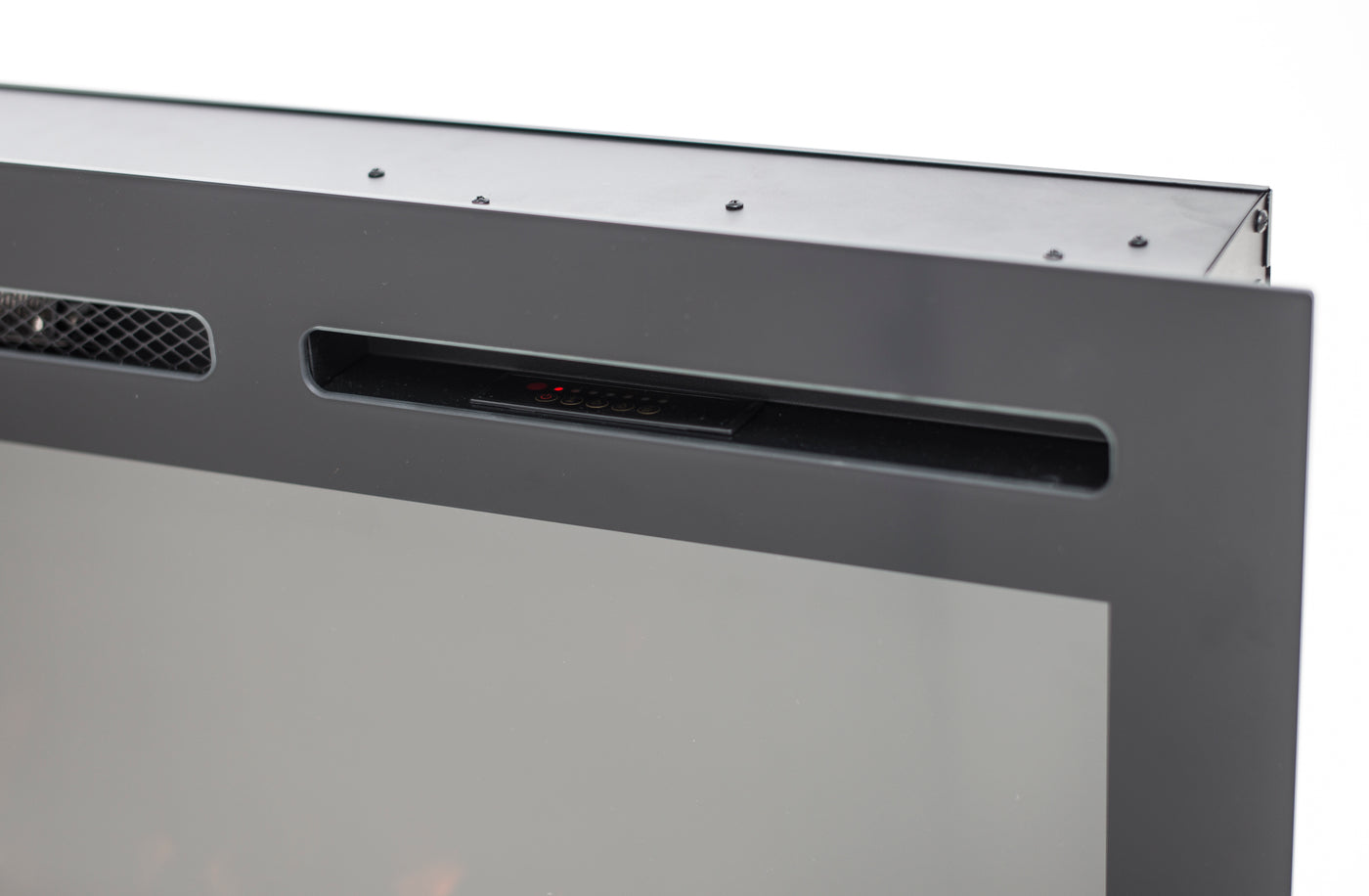 Victoria 55" Black Built-in Recessed / Wall mounted Heater Electric Fireplace