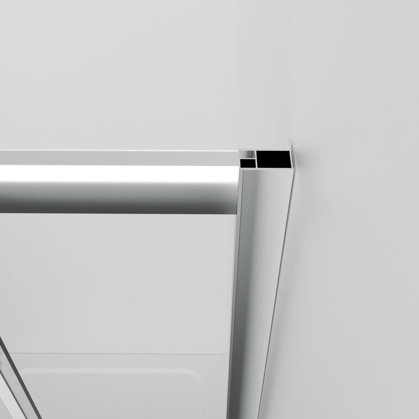 100 x 100 x 185cm In-fold Sliding Door Corner Shower Enclosure Chrome